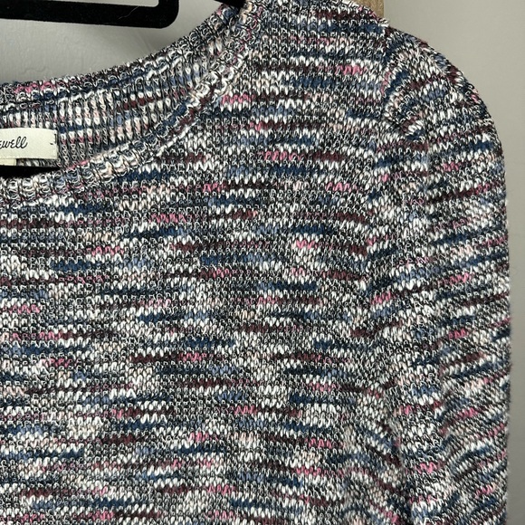 Madewell Multicolored Speckled Woven Lightweight Sweater Top Medium - Picture 3 of 7